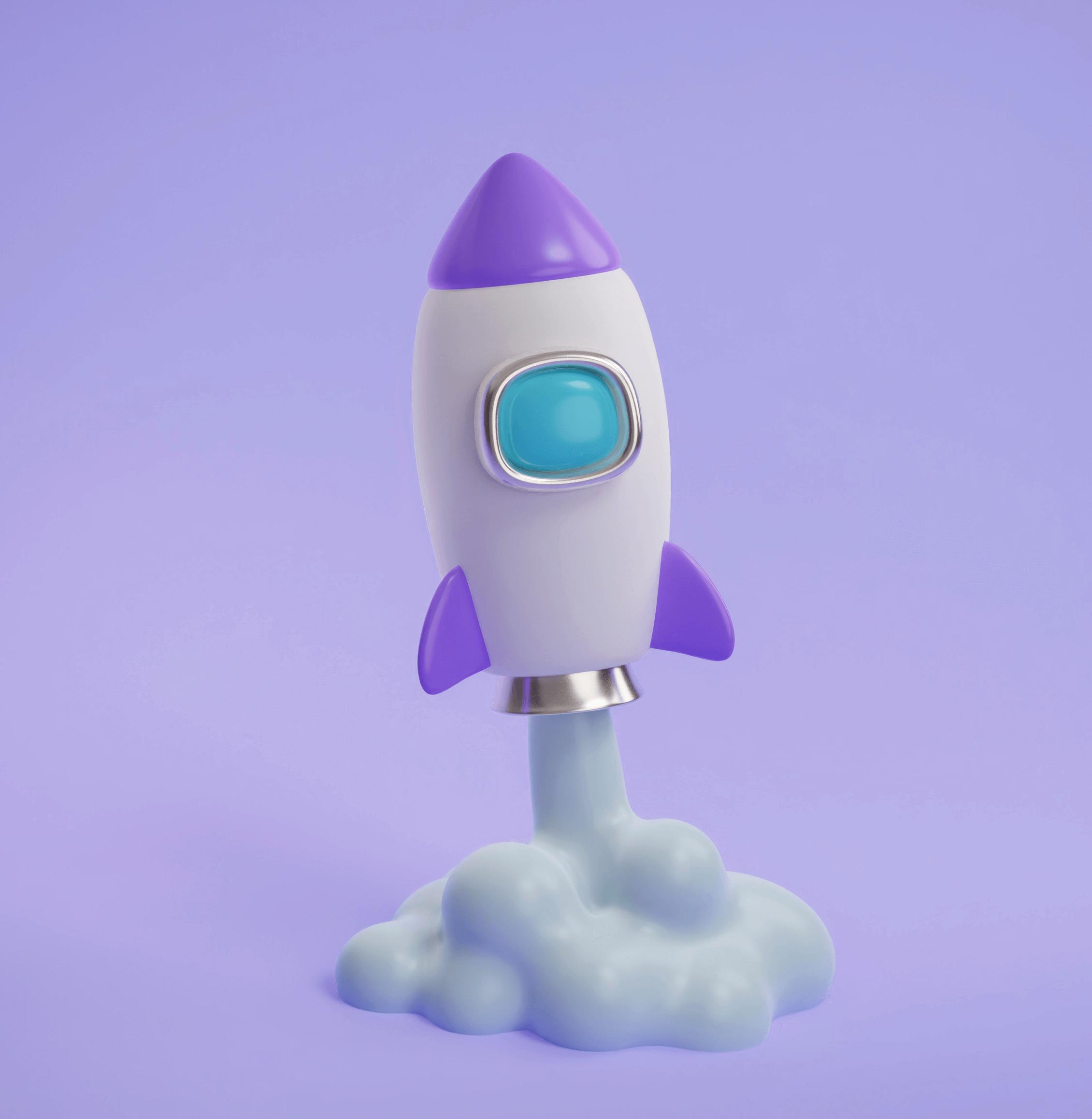 Purple-rocket-ship